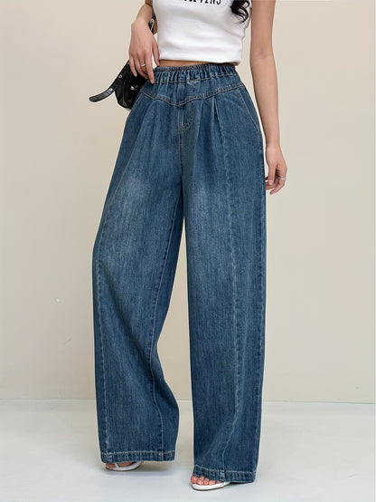 Net wrinkles Jeans Straight Jeans