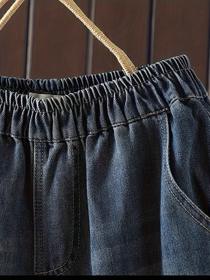 Flowers Embroidered Jeans