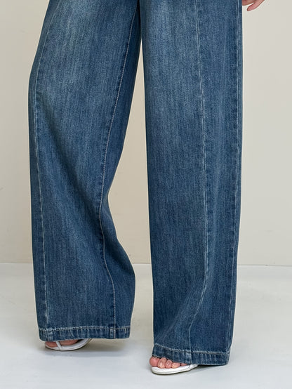 Net wrinkles Jeans Straight Jeans