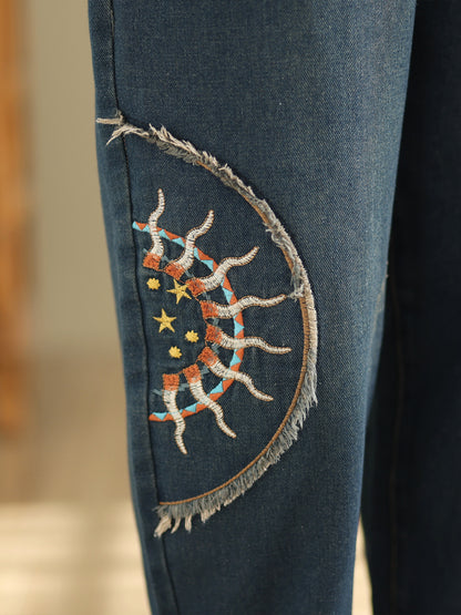 Harun pants with stars and moon