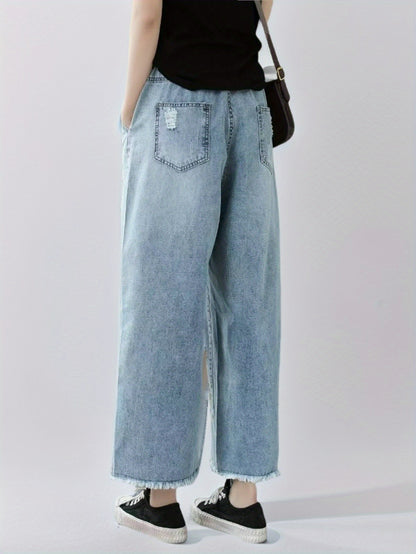 Bohemian Circle Embroidered Jeans