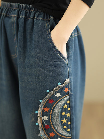 Harun pants with stars and moon